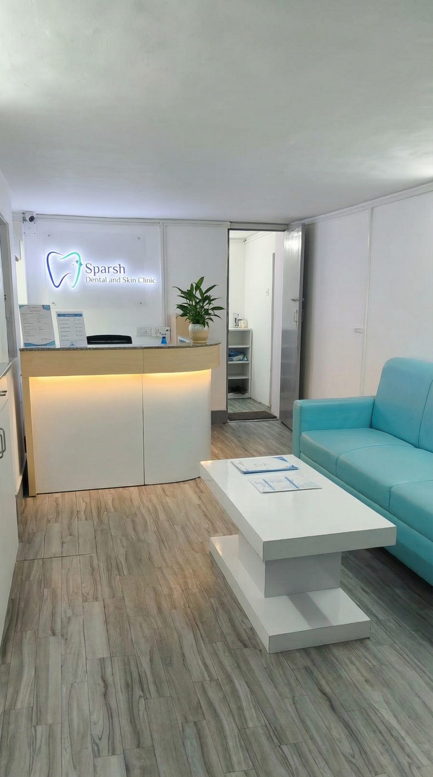 Welcoming reception area